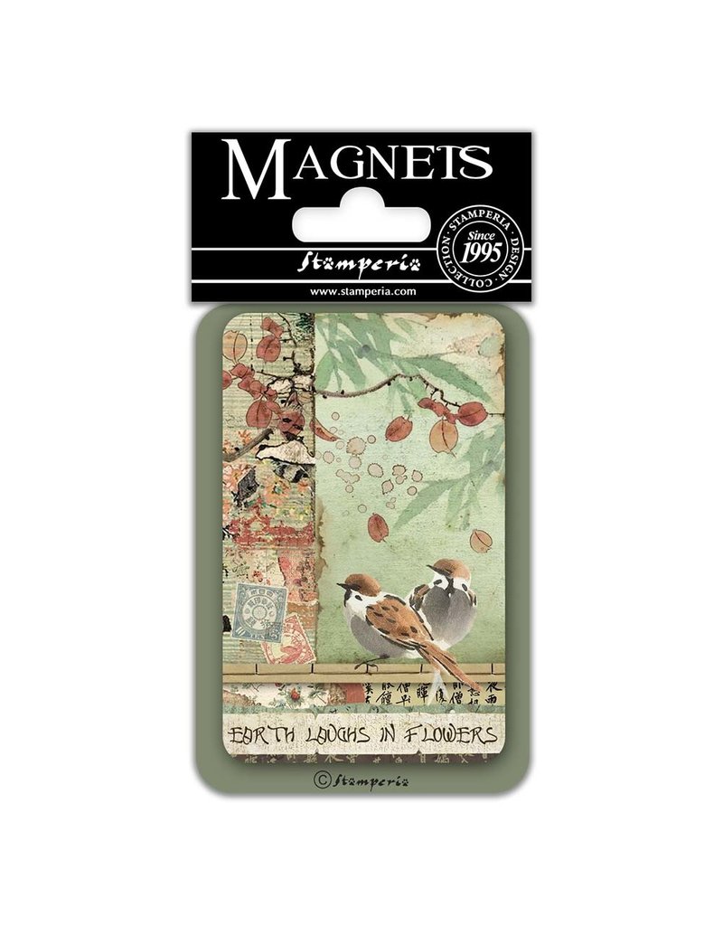 Stamperia Magnet cm. 8x5,5 – Birds