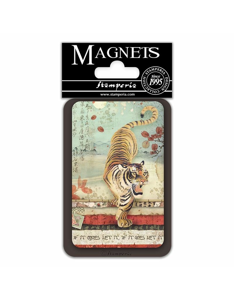 Stamperia Magnet cm. 8x5,5 – Tiger