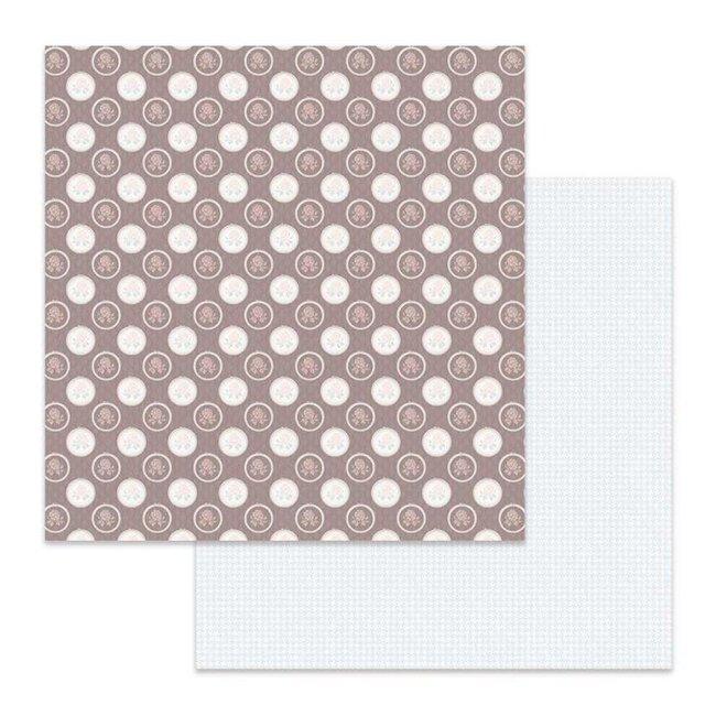 Stamperia Dubbelzijdig Papier Texture polka dots