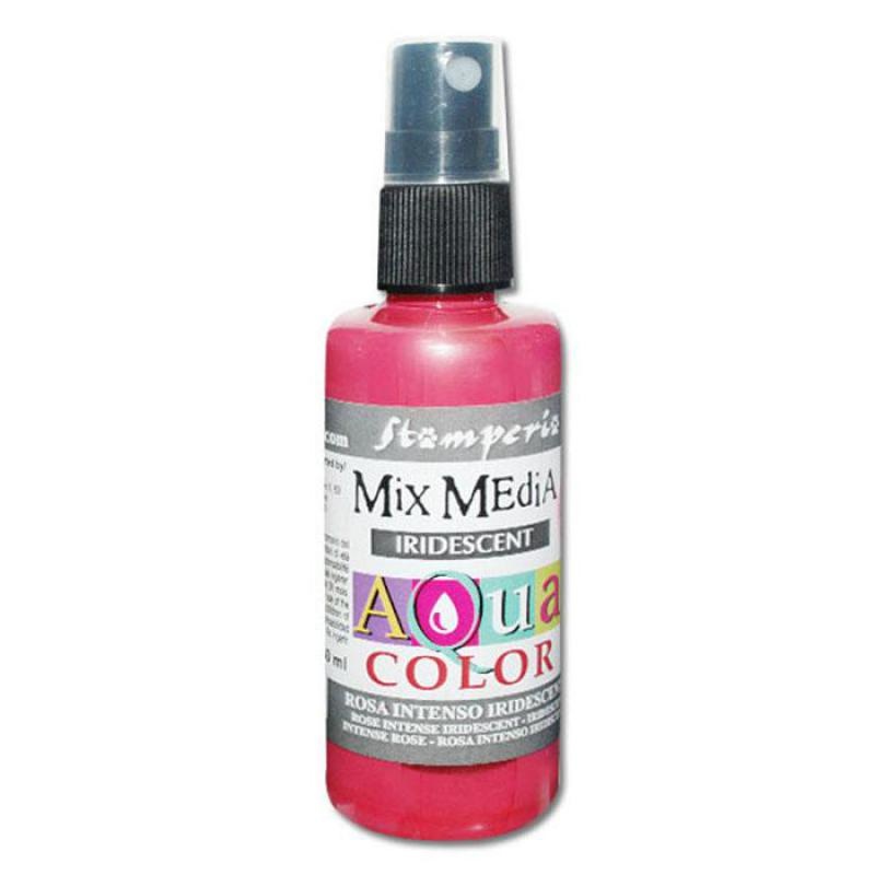 Stamperia 305 Aquacolor spray 60ml. - Iridescent intense pink