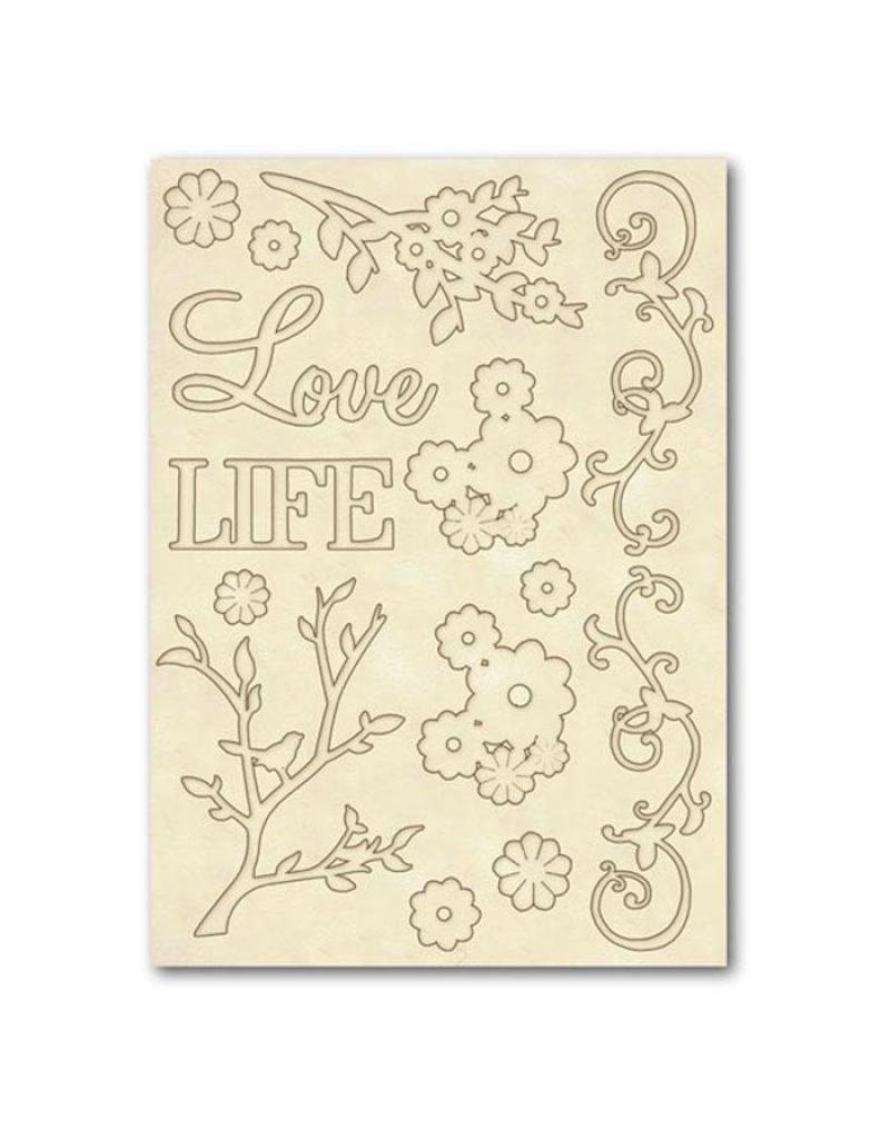 Stamperia Wooden frames A5 size - Love & Life