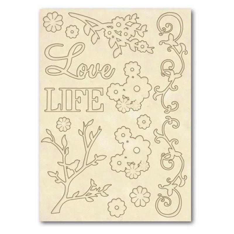 Stamperia Wooden frames A5 size - Love & Life