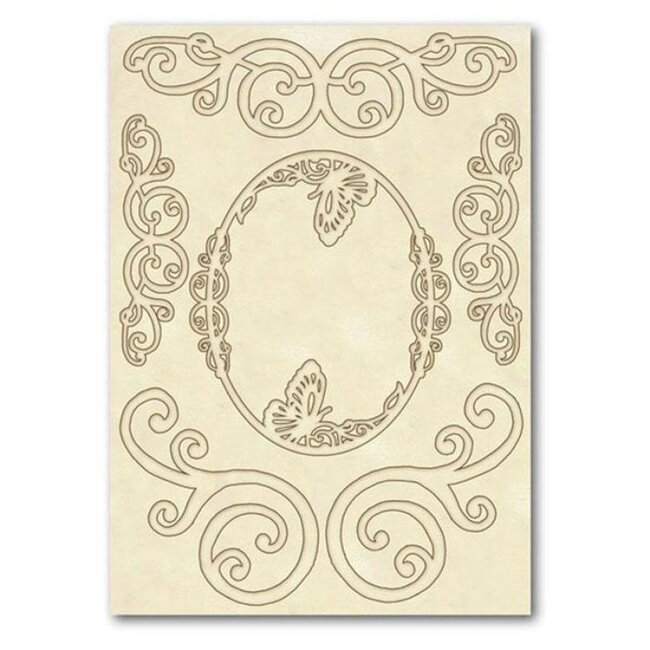 Stamperia Wooden frames A5 size – Volutes