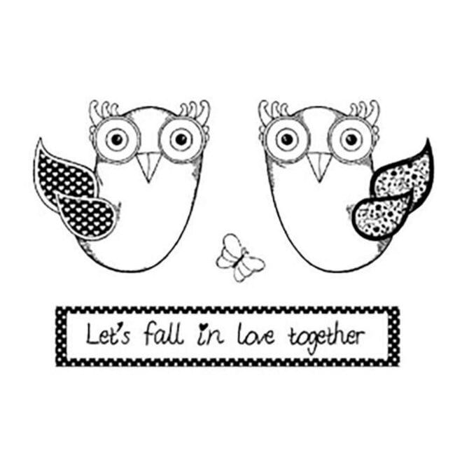 Stamperia HD Natural Rubber Stamp cm. 7x11 Good Luck