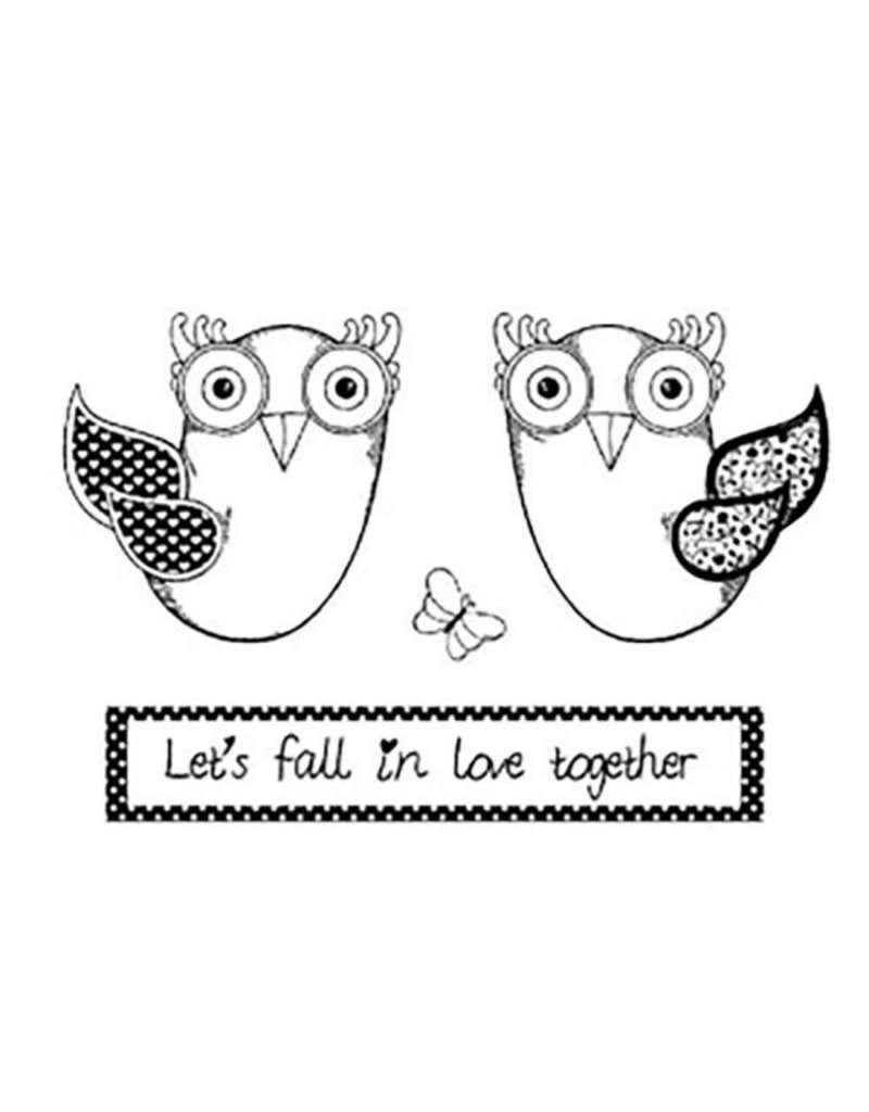 Stamperia HD Natural Rubber Stamp cm. 7x11 Good Luck