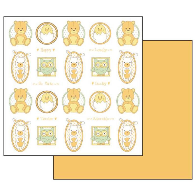 Stamperia Double Face Scrap Paper - Tony bears and owl