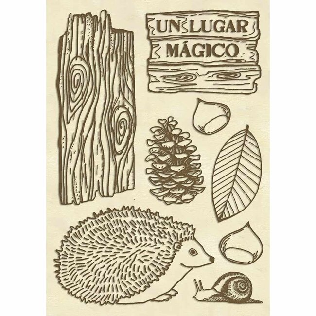 Stamperia Wooden shape A6 - Hedgehog