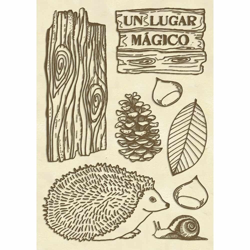 Stamperia Wooden shape A6 - Hedgehog