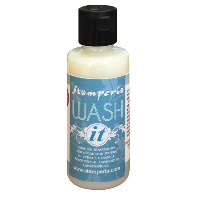 Stamperia Water resistent Finish " Wash It "  80 ml