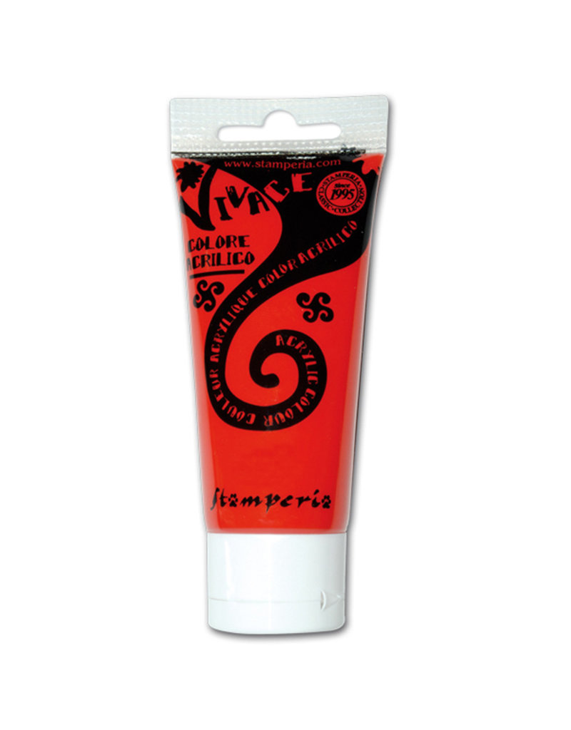 Stamperia Vivace Paint 60 ml Vermilion