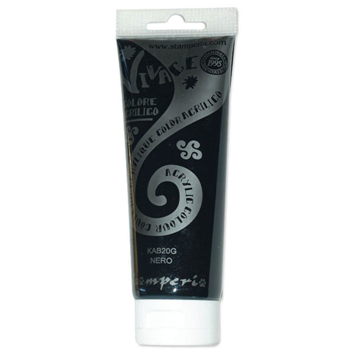 Stamperia Vivace Paint 120 ml Black