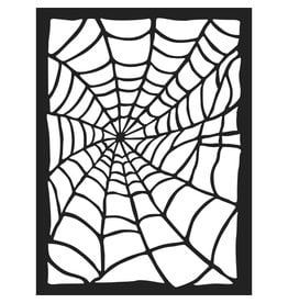 Stamperia Thick stencil cm. 15x20  - Spider web