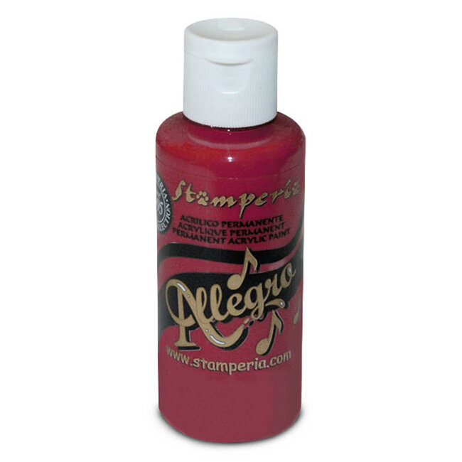 Stamperia Allegro paint 59 ml.red purple