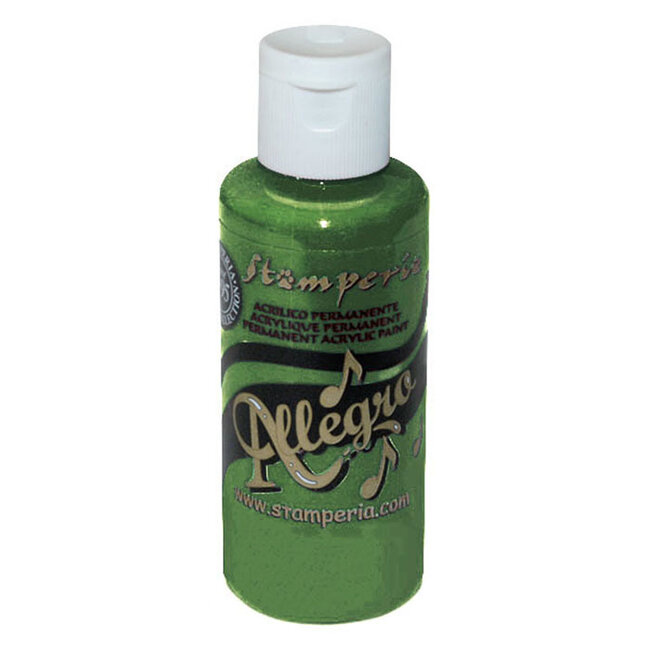 Stamperia Allegro paint 59 ml.leaf green