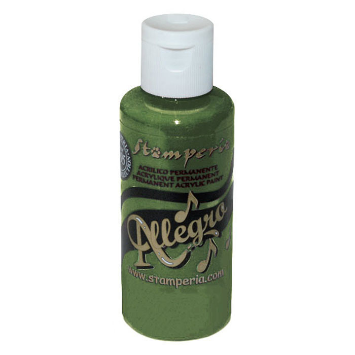 Stamperia Allegro paint 59 ml.lawn green