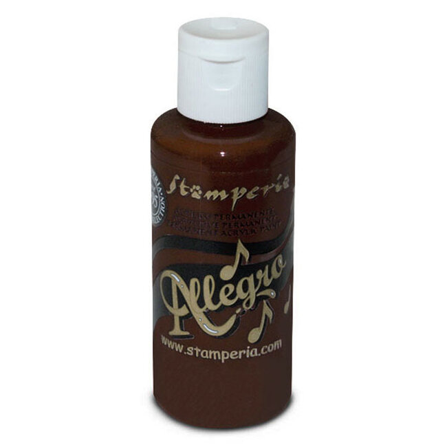 Stamperia Allegro paint 59 ml.chocolate