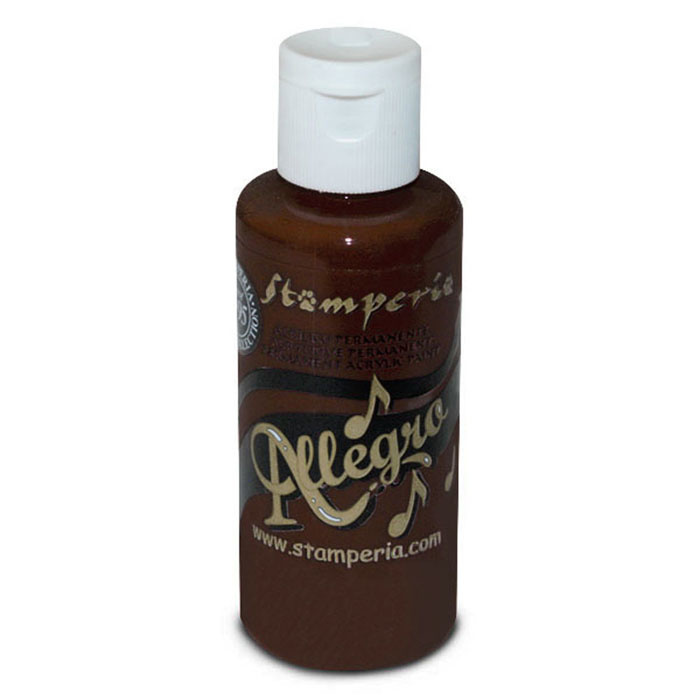 Stamperia Allegro paint 59 ml.chocolate
