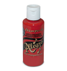 Stamperia Allegro paint 59 ml.cardinal red