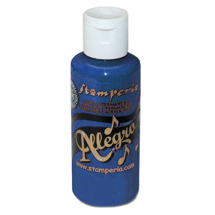 Stamperia Allegro paint 59 ml.blue