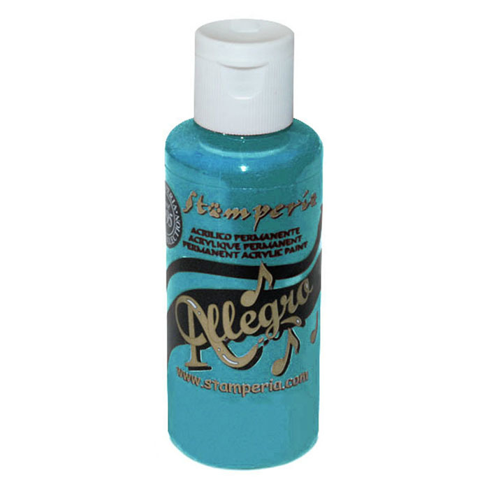 Stamperia Allegro paint 59 ml. Turquoise