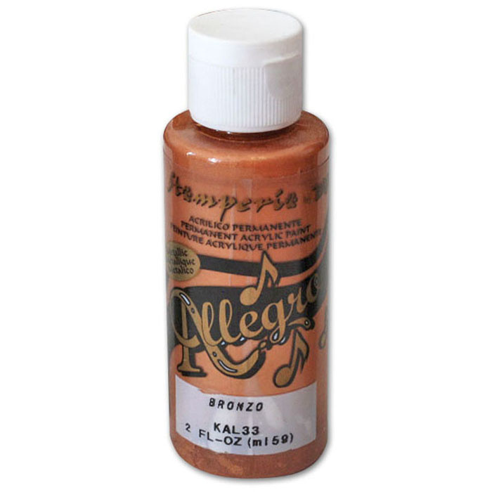 Stamperia Allegro paint 59 ml. bronze