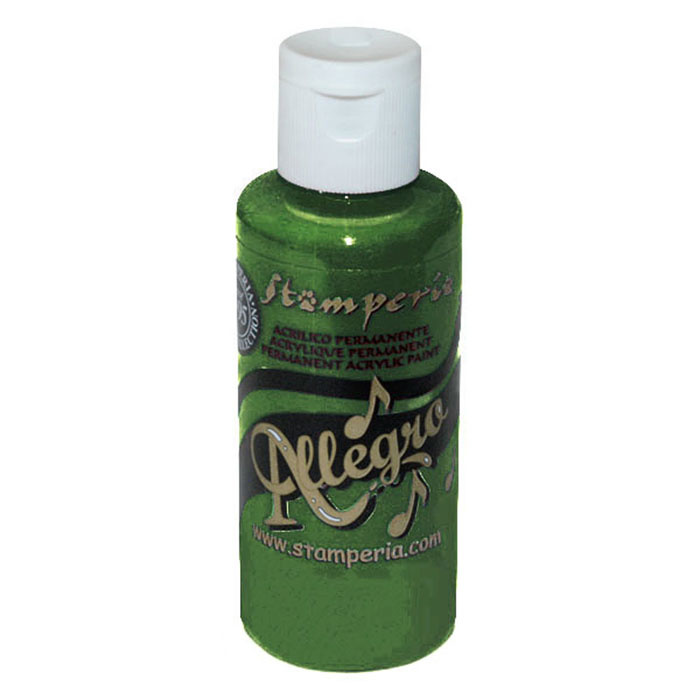 Stamperia Allegro paint 59 ml dark green
