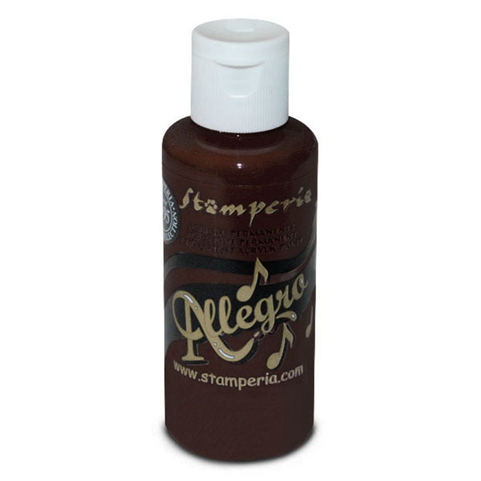 Stamperia Allegro paint 59 ml brown