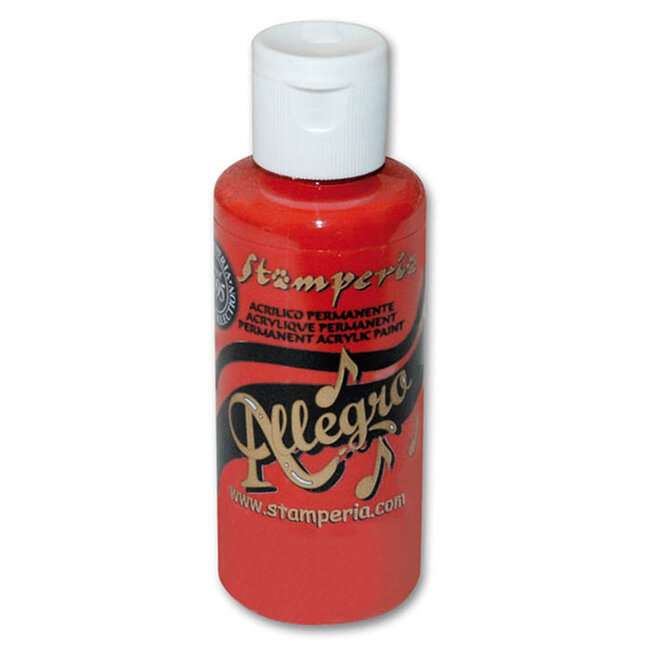 Stamperia Allegro paint 59 ml bright red