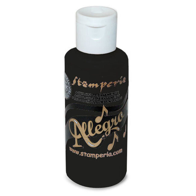 Stamperia Allegro paint 59 ml black