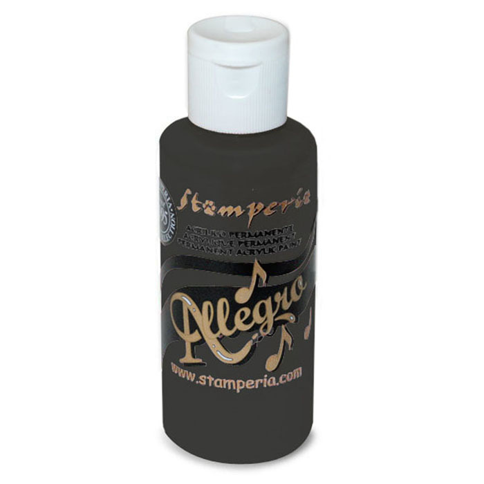 Stamperia Allegro paint 59 ml anthracite