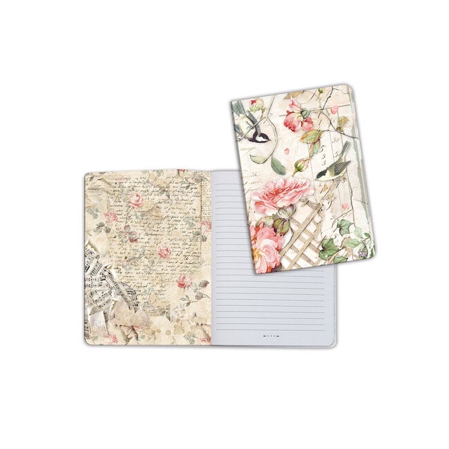 Stamperia A5 Notebook - Roses and little birds