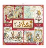 Stamperia Block 22 sheets 30.5x30.5 (12"x12") Single Face Alice