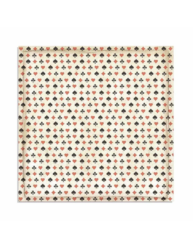 Stamperia Block 22 sheets 30.5x30.5 (12"x12") Single Face Alice