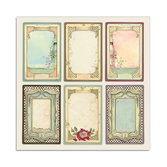 Stamperia Papierblok 30,5x30,5 cm - 22 vellen - Single Face Alice