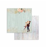 Stamperia Block 10 Sheets 20.3X20.3  (8"X8") Double Face Love Story