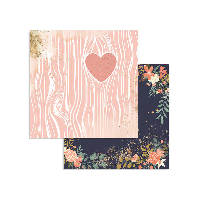 Stamperia Block 10 Sheets 20.3X20.3  (8"X8") Double Face Love Story