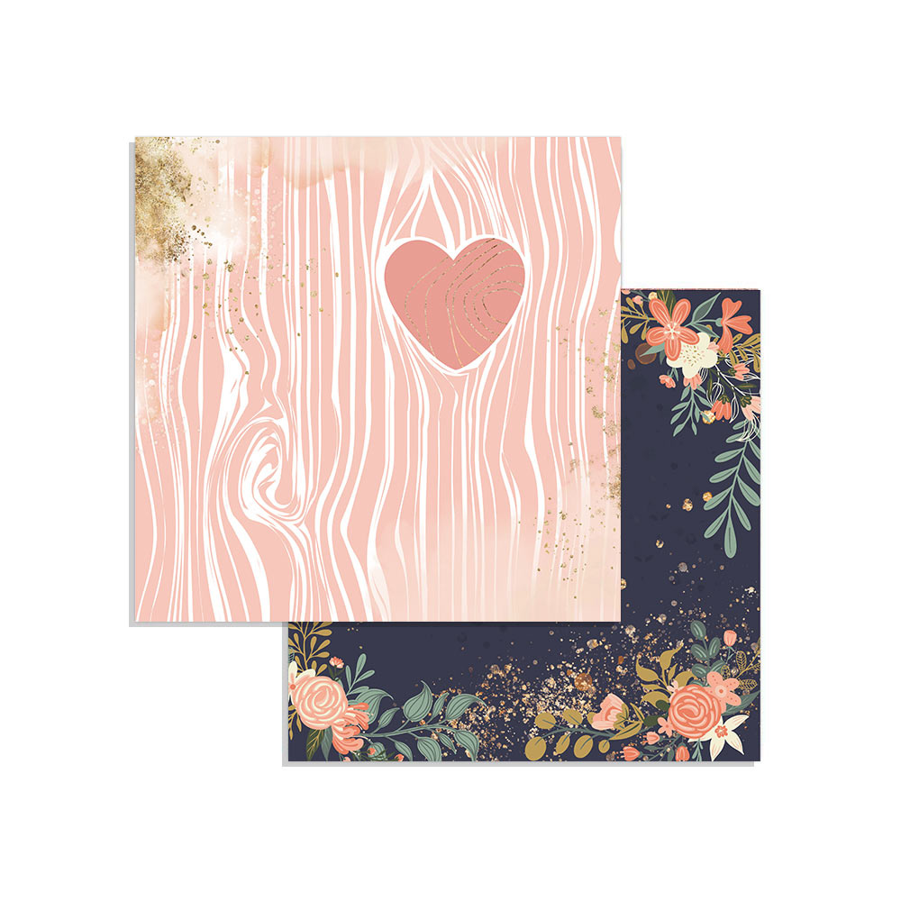 Stamperia Block 10 Sheets 20.3X20.3  (8"X8") Double Face Love Story