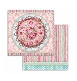 Stamperia Block 10 Sheets 20.3X20.3  (8"X8") Double Face Sweety