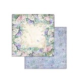 Stamperia Block 10 Sheets 20.3X20.3  (8"X8") Double Face Hortensia