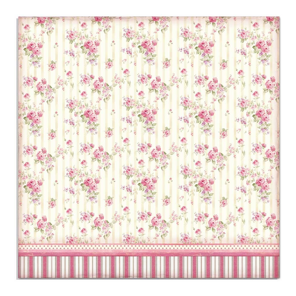 Stamperia Double Face Paper Cup of tea