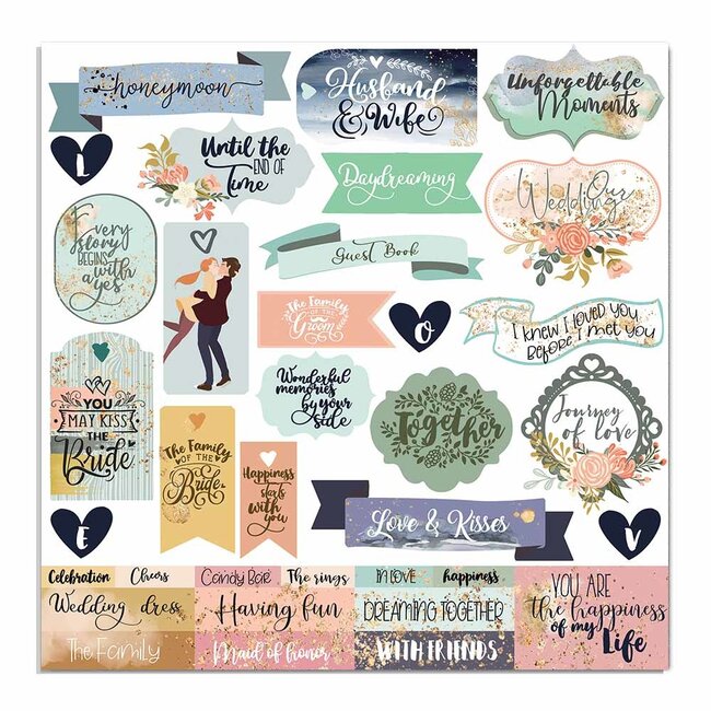 Stamperia Double Face Paper Quotes