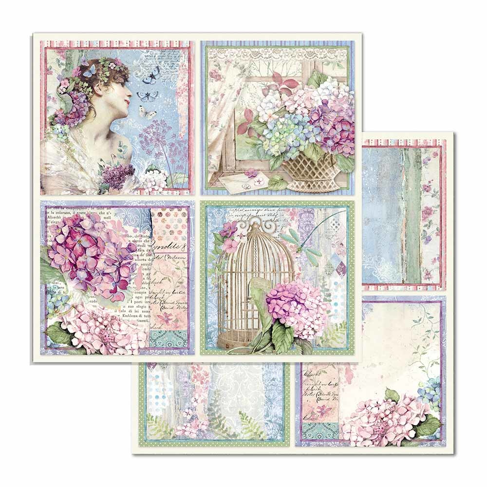 Stamperia Double Face Paper 4 cards