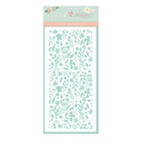 Stamperia Thick stencil cm. 12X25 Small flowers