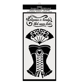 Stamperia Thick stencil cm. 12X25 Corset