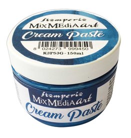 Stamperia Cream Paste metallic 150 ml. Blue