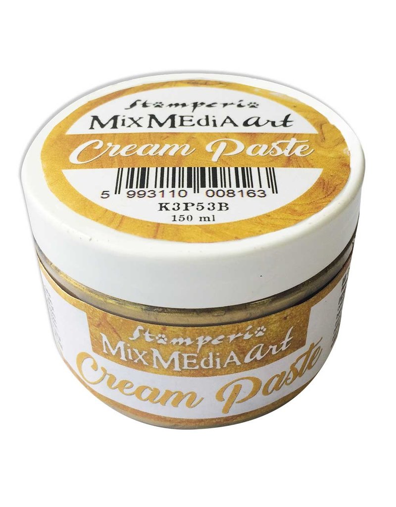 Stamperia Cream Paste metallic 150 ml. Gold