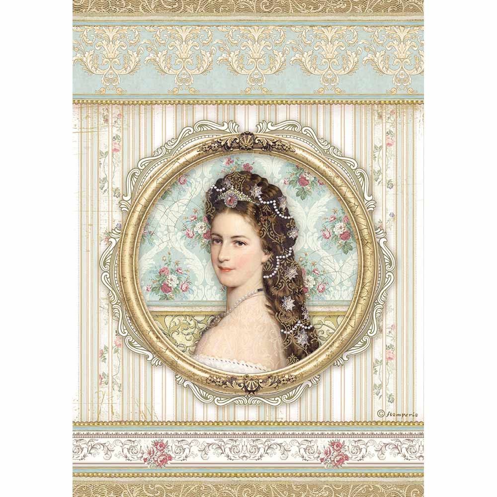 Stamperia A4 Rice paper packed Princess