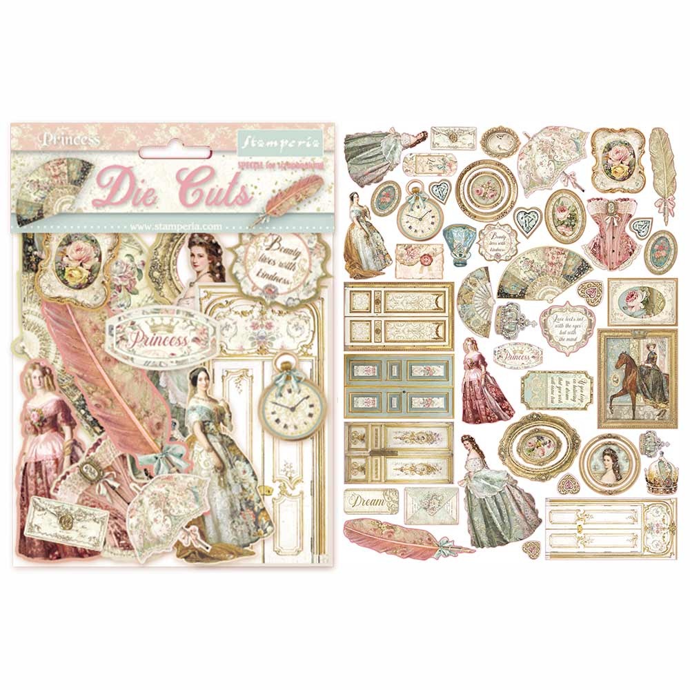 Stamperia Die cuts assorted - Princess