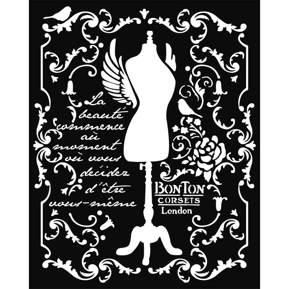 Stamperia Thick stencil 20x25 cm - Mannequin