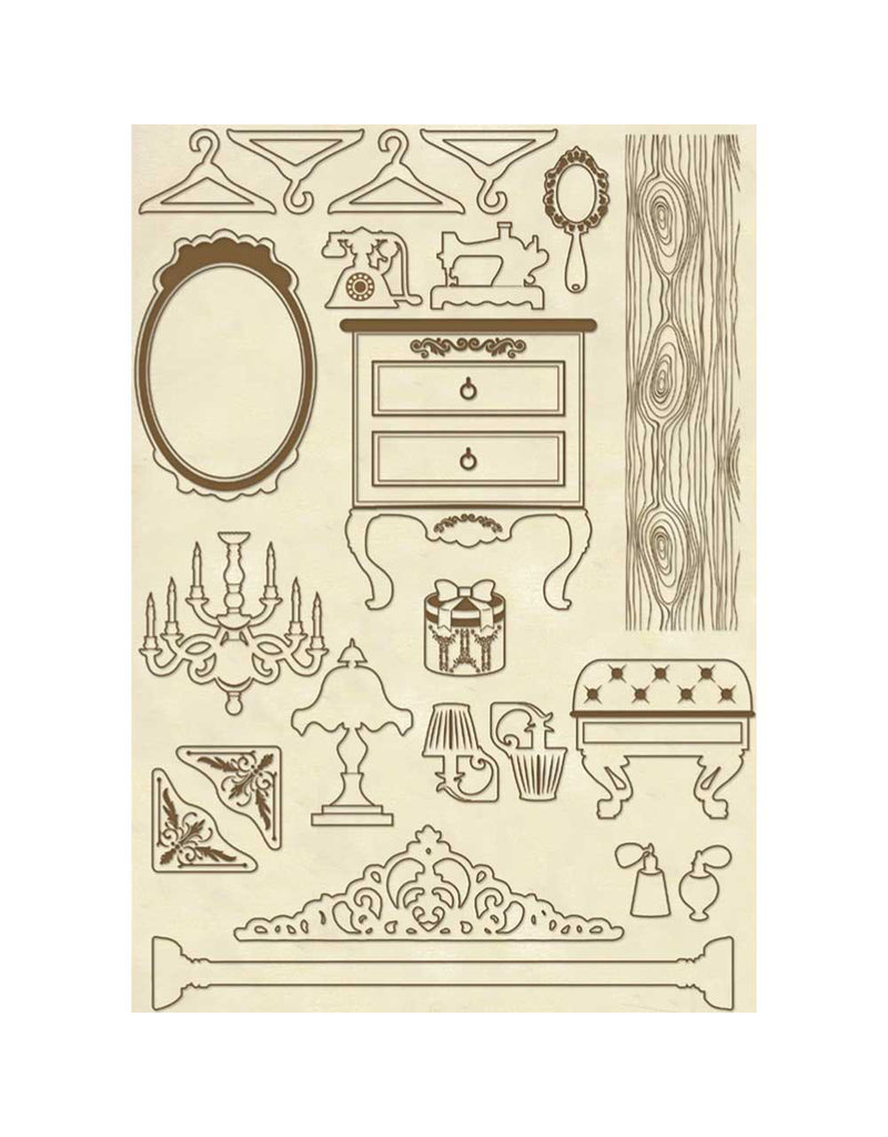 Stamperia Wooden frame A5 - Furniture items